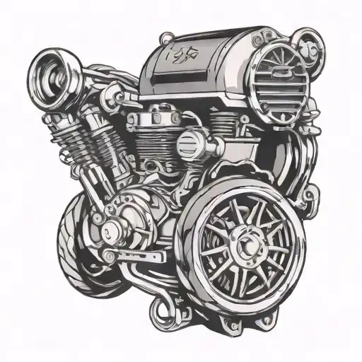 Super Charger Turbo Hot Rod