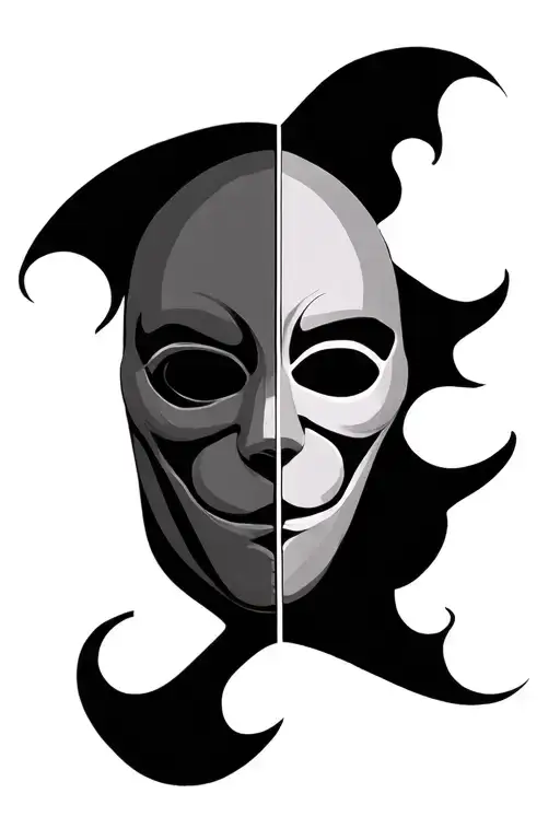 Only Mask Split In Half