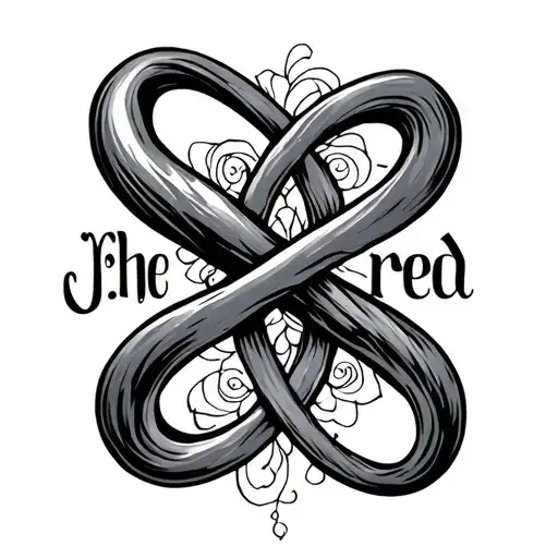 Infinity Sign With The Name Reed