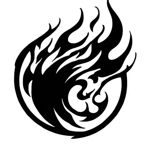 Man Of Fire Silhouette