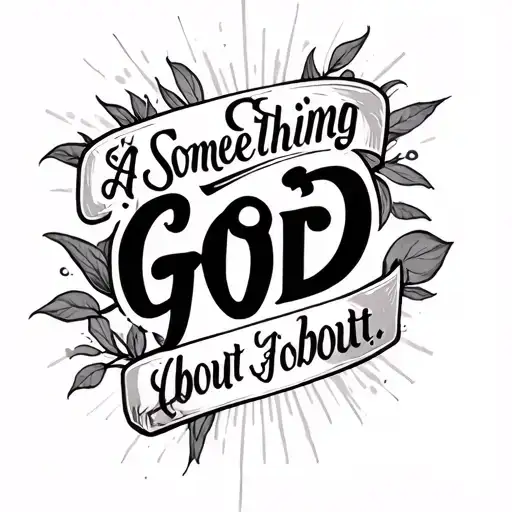 Make A Tattoo On The Forearm That Have Something About God Or A God Quote
