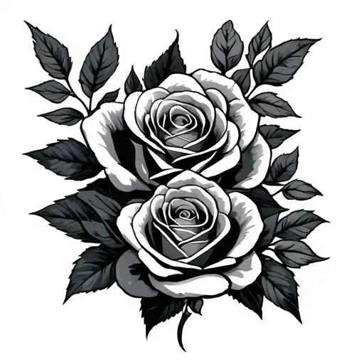 Badass Tiwaz With Roses