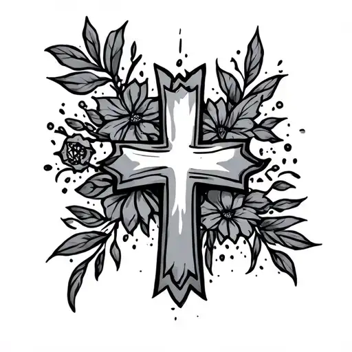 Arm Tatto Cross