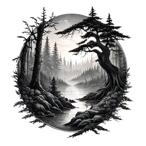 Fantasy Forest Sleeve