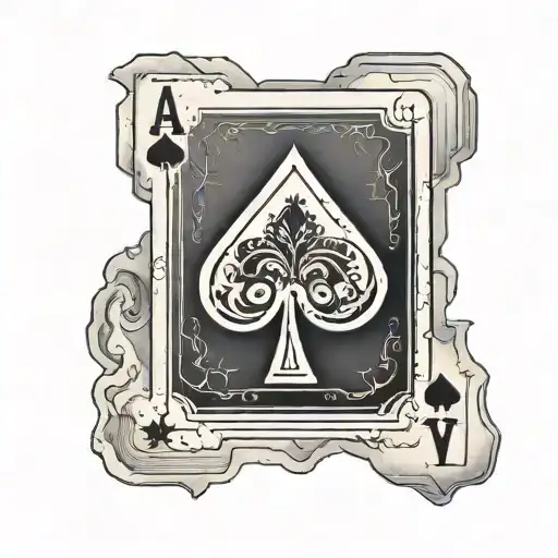 Basic Small Ace Card
