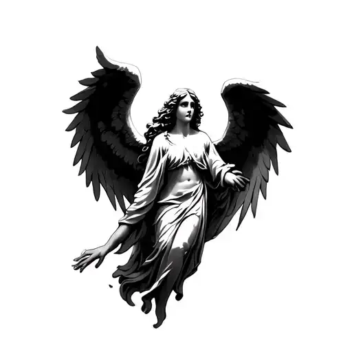 Angel Opening The Arms