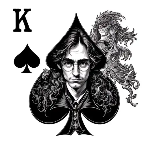 Ace Of Spades And Jack Of Spades With Harry Potter Touch