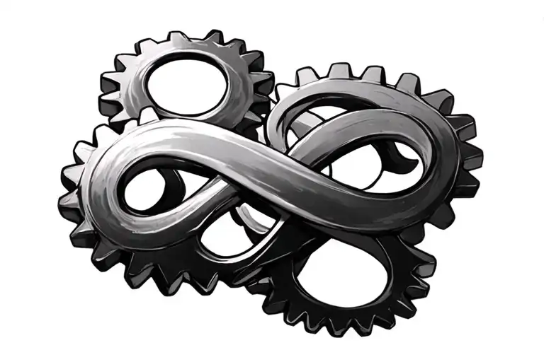 Gears Infinity Symbol Intertwined Owen And Ryleigh
