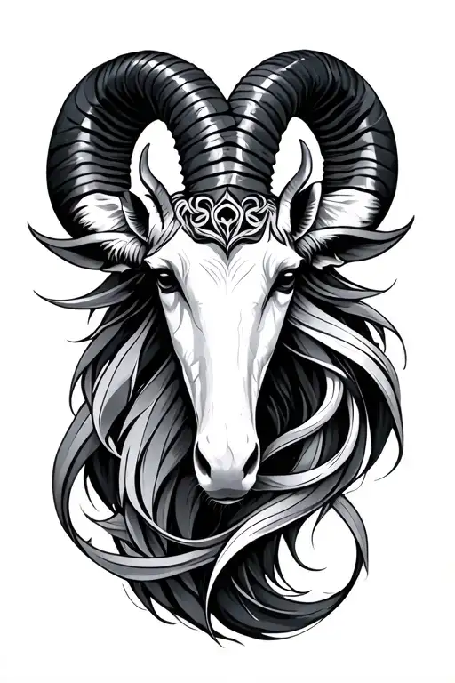 Zodiac Capricorn And Aquarius Sign Formed