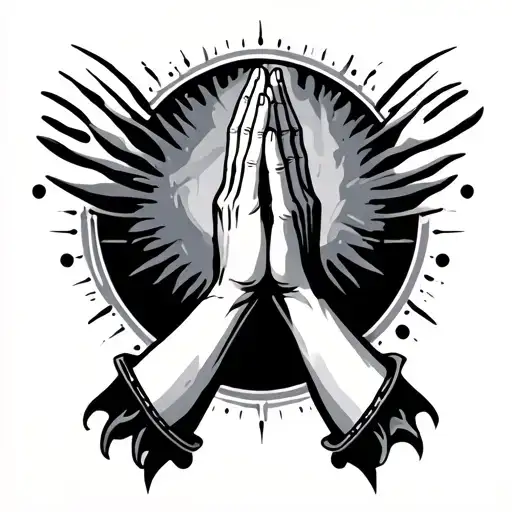 Hands Praying Hands Holding Lls
