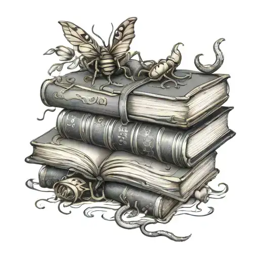 The Gold Bug Pile Of Ancient Books
