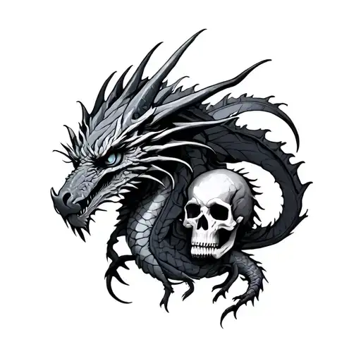Dragons With Skulls