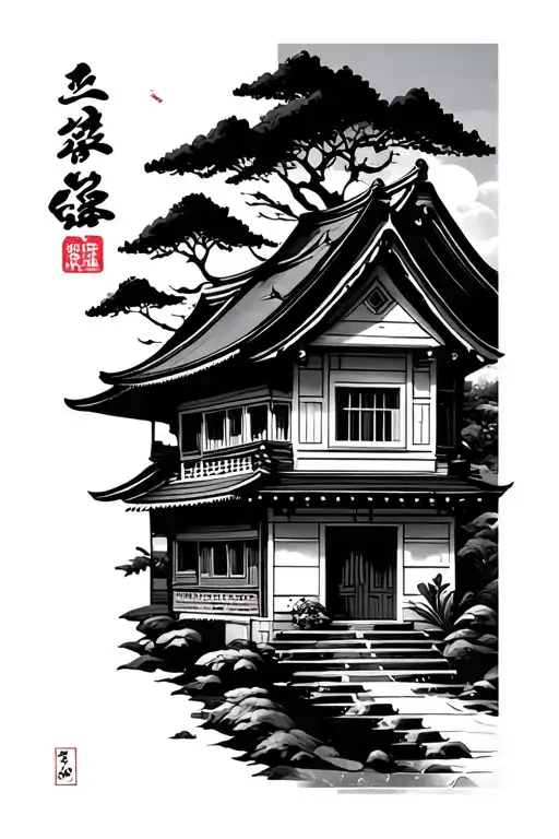 Japanese Style House Forearm