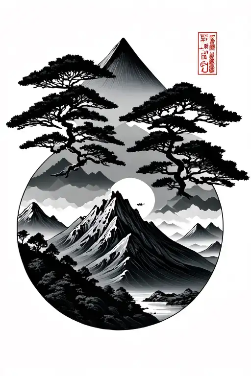 Korea Mountain Landscape