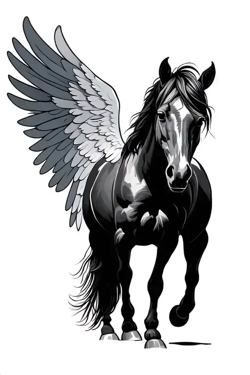 Going To Horse With Wing