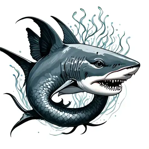 Stingray Mermaid Shark