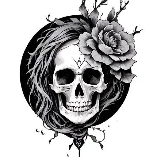 Light And Dark Joining Dead And Alive Spirit