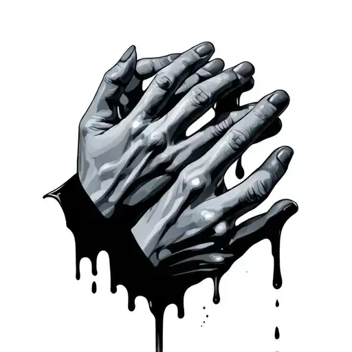 Hands Holding Melting