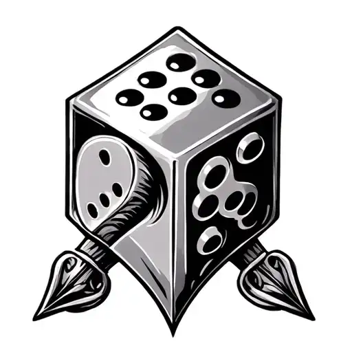 Dice Rolling And Dagger