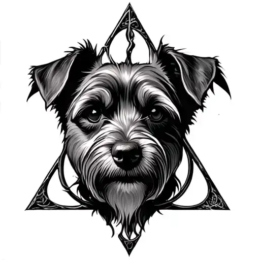 Dog Patronous Harry Potter Deathly Hallows