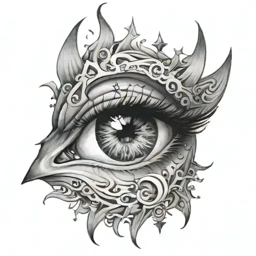 Schizophrenia Love Eyes Stars