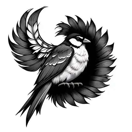 Taino Eternal Love Bird With A Feather