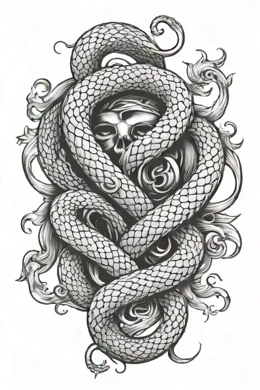 Fallen Angel Hearts Snake