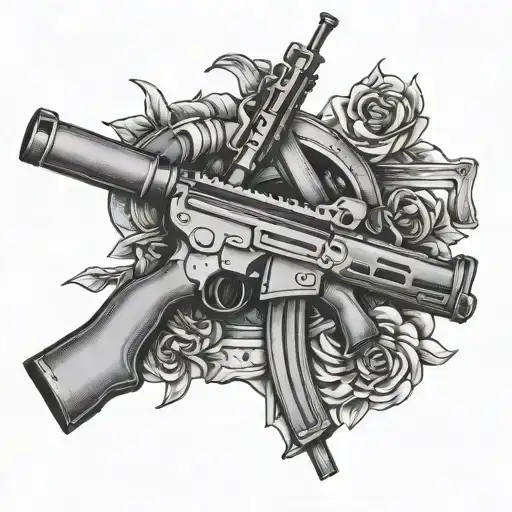 Rifles Crossed