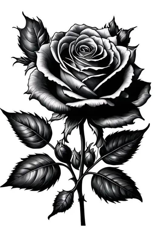Wilting Black Rose