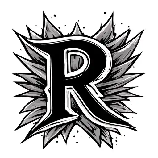 A Tank With The Letter R On It