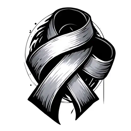 Ribbon Symbolizing Transformation