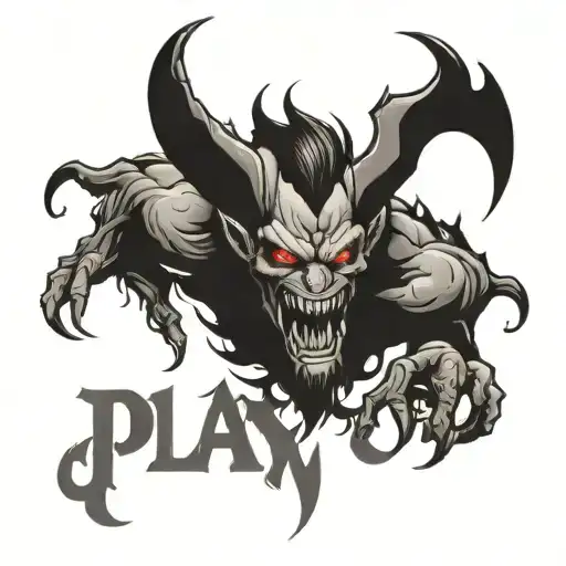 Play Word With Hard Word Shadow Demon Standing
