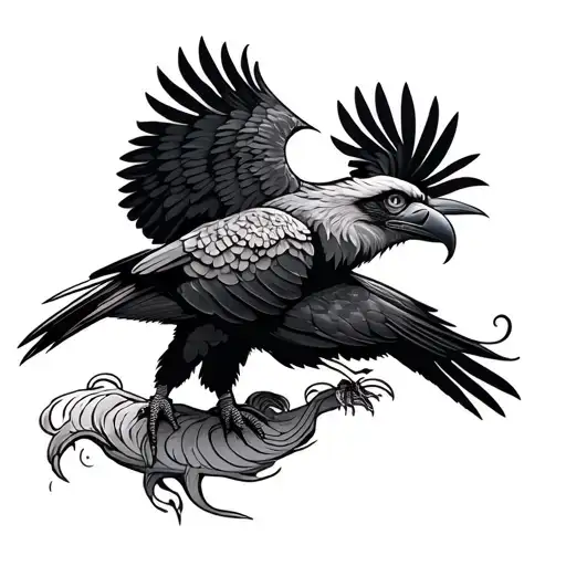 Condor With Pachamama Spiral