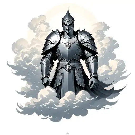 Armor Of God With Clouds