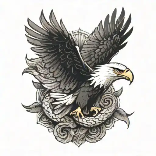 Eagle And Snake