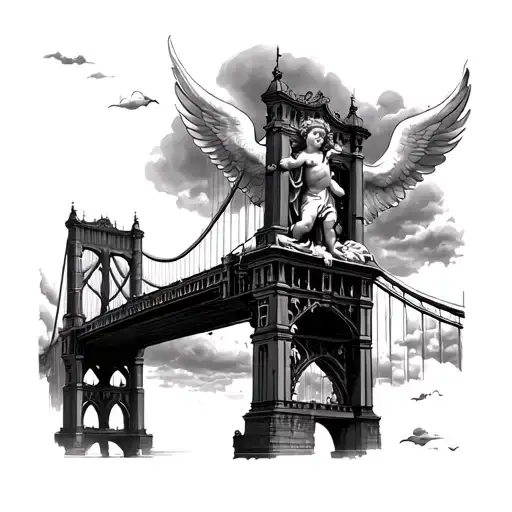 Cherubs Heavens Gate Bridge