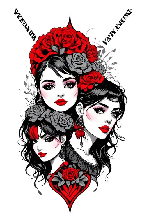 Veeskimafiafamily In Black And Red