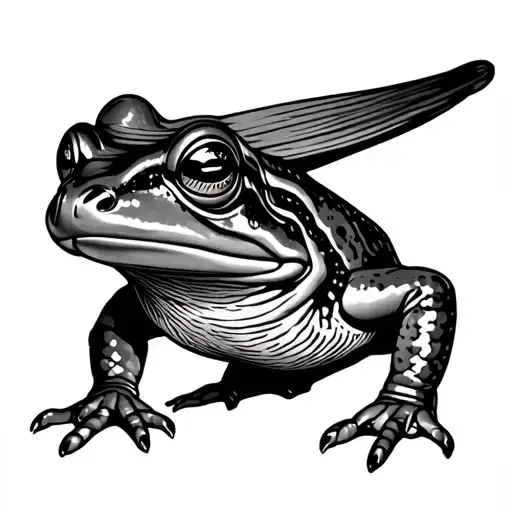 Bullfrog Dressed As A Peaky Blinder Thomas Shelby