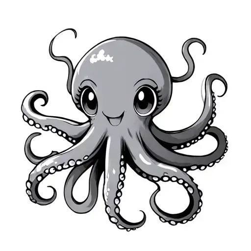 A Cute Anime Octopus Making