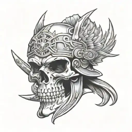 Skull And Warrior