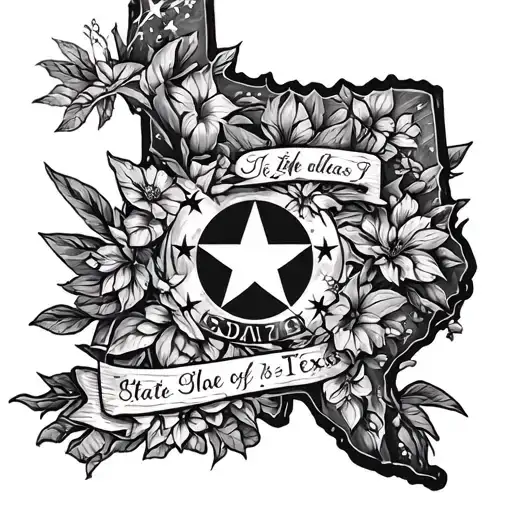 State Of Texas Theme Sleeve