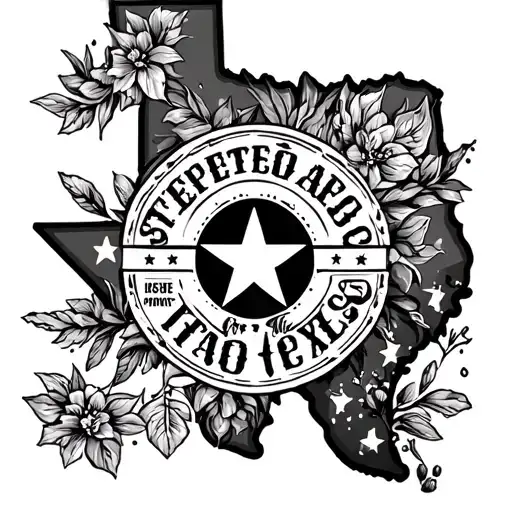 State Of Texas Theme Sleeve