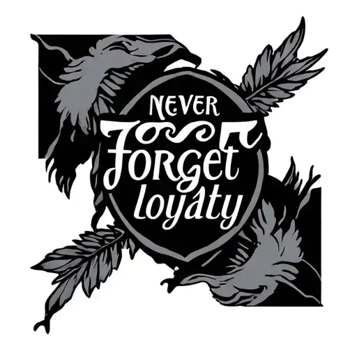 Never Forget Loyalty