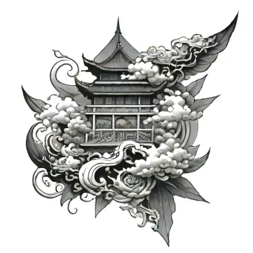 Sleeve Tattoo With A Trapezoidal Shape From An Existing Chinese Style