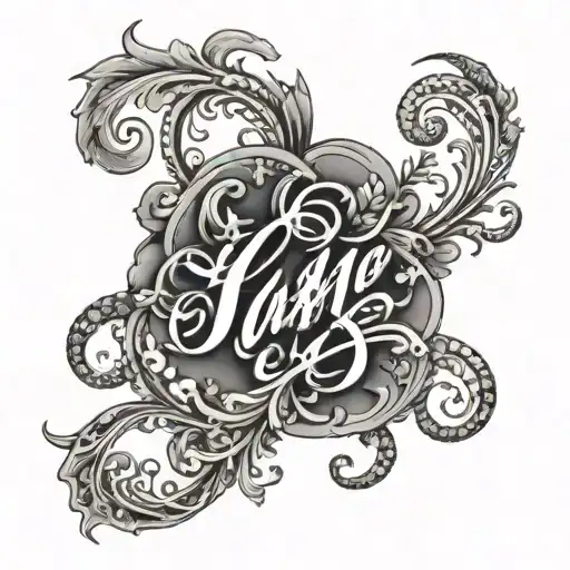 Cursive Lettering Style