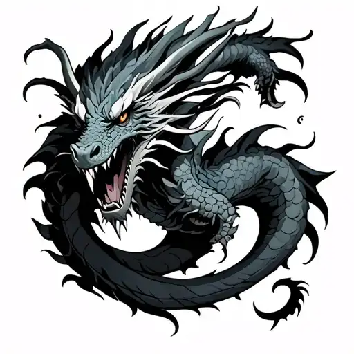 Oni Traditional Dragon Scary Fairy