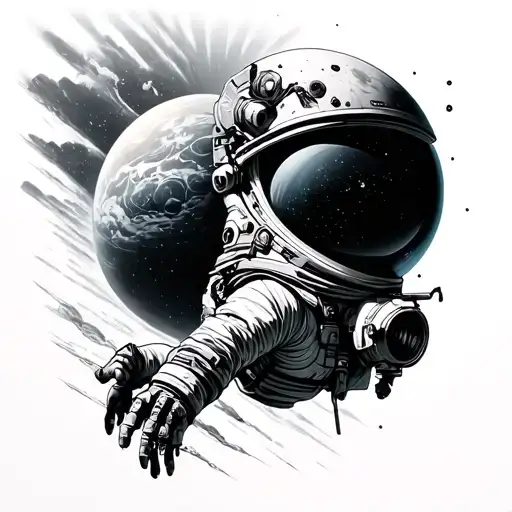 Outer Space Realism Half Sleeve