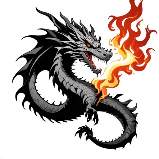 Dragon Breathing Fire