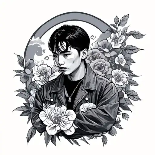 Korean And American Street Culture Tattoo That Includes