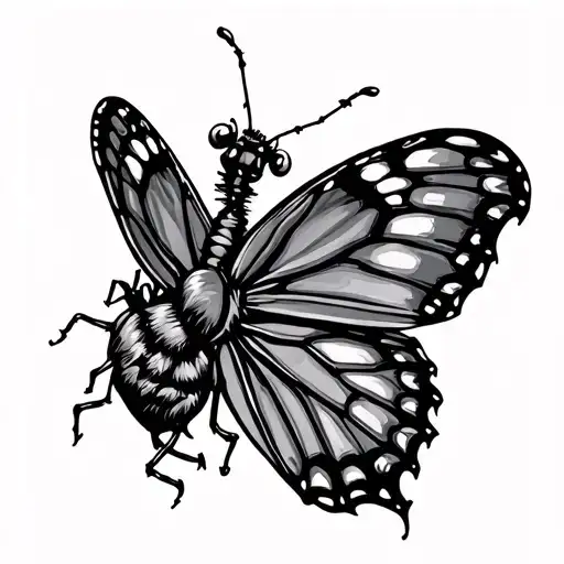 Barbwire Butter Fly